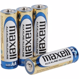 Maxell LR6/AA alkaliska batterier (48 stycken)
