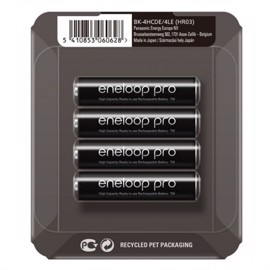 Panasonic Eneloop Pro LR03/AA uppladdningsbara batterier 1000 mAh