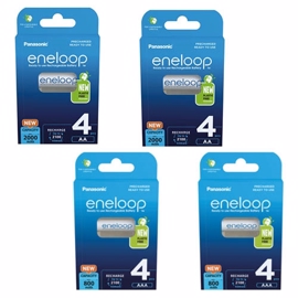 Panasonic Eneloop batterier 8 AA 8 AAA +