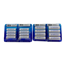 Panasonic Eneloop batterier 8 AA 8 AAA +