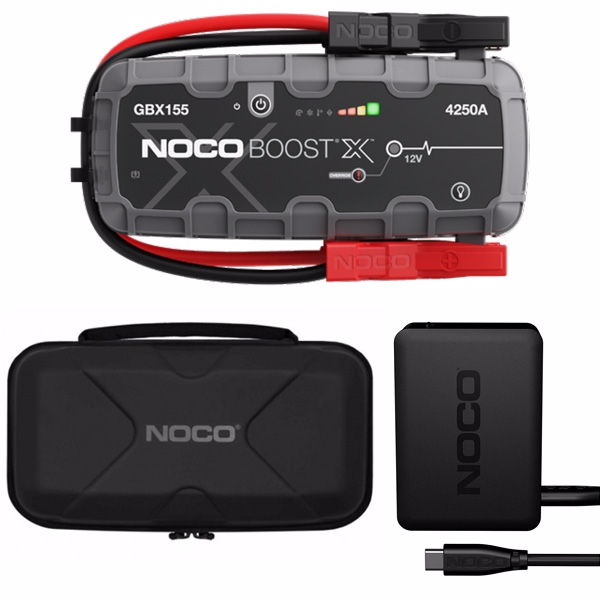 Noco Genius GBX155 Boost X Jumpstart + GBC104 & U65 Laddare