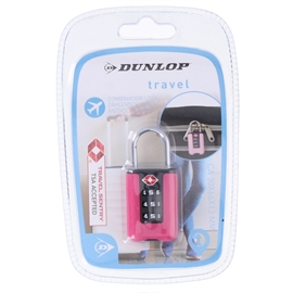 Dunlop Lock TSA-kombination i rosa
