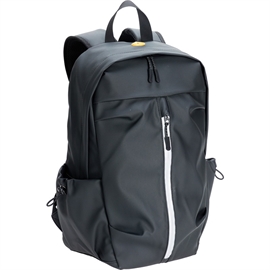 Ryggsäck 20 Liter med Frontficka och inbyggd USB-port, Svart