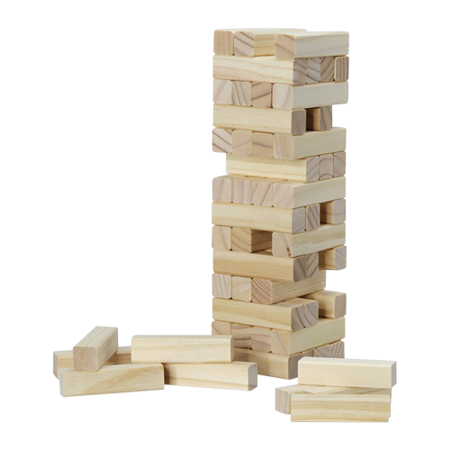 STAPLINGSSPEL GIGANT 60 BITAR (JENGA)