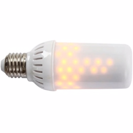 Eldlampa 96 LED Vit E27 465 Lumen Matt glas