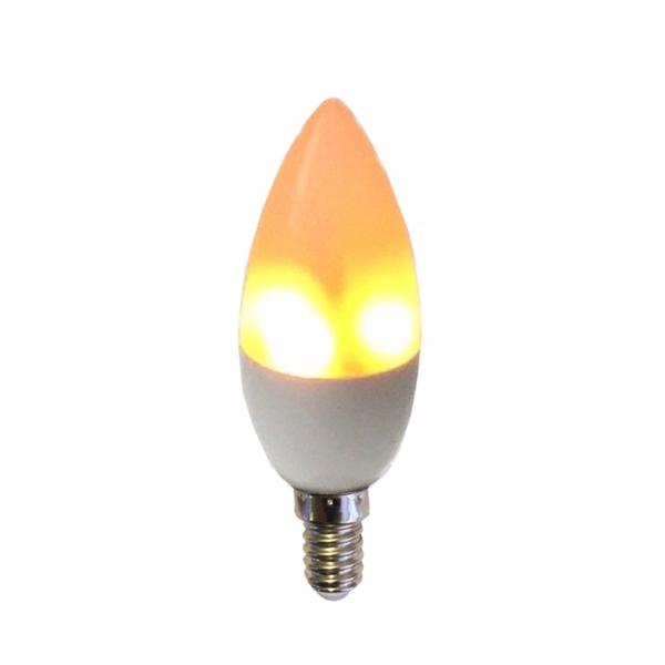 BRANDLAMPA 64 LED Vit E14 + E27 18 Lumen Matt glas