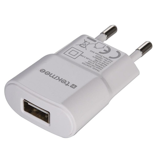 Tekmee 1A 220v USB laddare