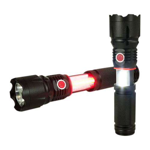 LED-ficklampa med SOS-funktion och magnet