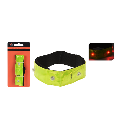 Reflexband med 4 LED