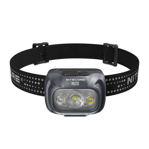 Nitecore NU31 550 lumen Uppladdningsbar pannlampa Grå