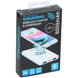 Grundig Qi Powerbank 8000 mAh