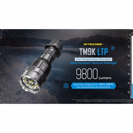Nitecore TM9K LTP Laddningsbar lampa 9800 Lumen