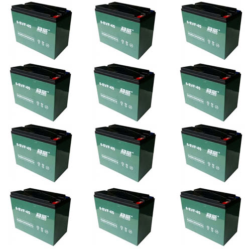 E Bike 2X 72V/45Ah AGM batteripaket