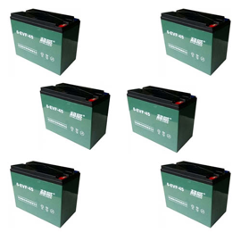 E Bike 72V/45Ah AGM batteripaket