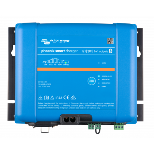 Batteriladdare Victron Phoenix Smart IP43 på 12 V - 30 A (1 +1 utgång)