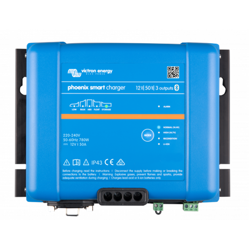 Batteriladdare Victron Phoenix Smart IP43 12 V - 50 A (3 utgångar)