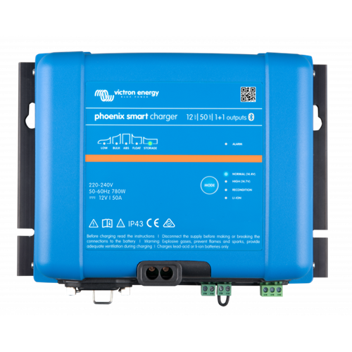 Batteriladdare Victron Phoenix Smart IP43 24 V - 25 A (1 +1 utgång)
