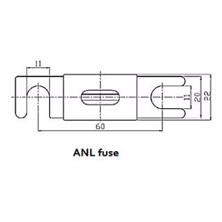 Victron ANL Fuse 500A/80V för 48V