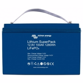 Victron Superpack Lithium batteri 12,8Vvolt 100Ah (High Current)
