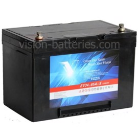 Vision EV 34-65A-X 12-volts AGM / Marine batteri 65 Ah