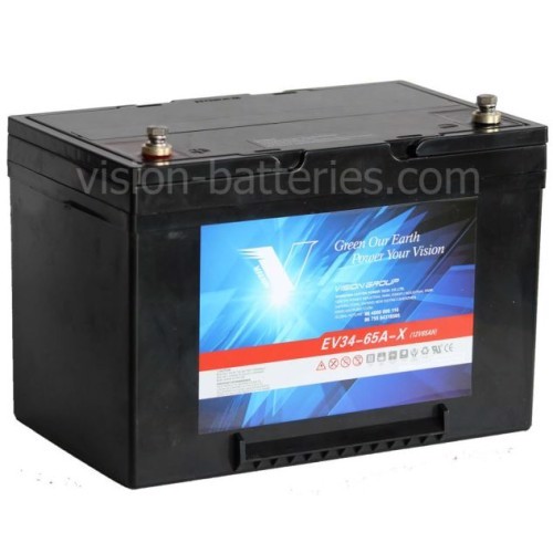 Vision EV 34-65A-X 12-volts AGM / Marine batteri 65 Ah