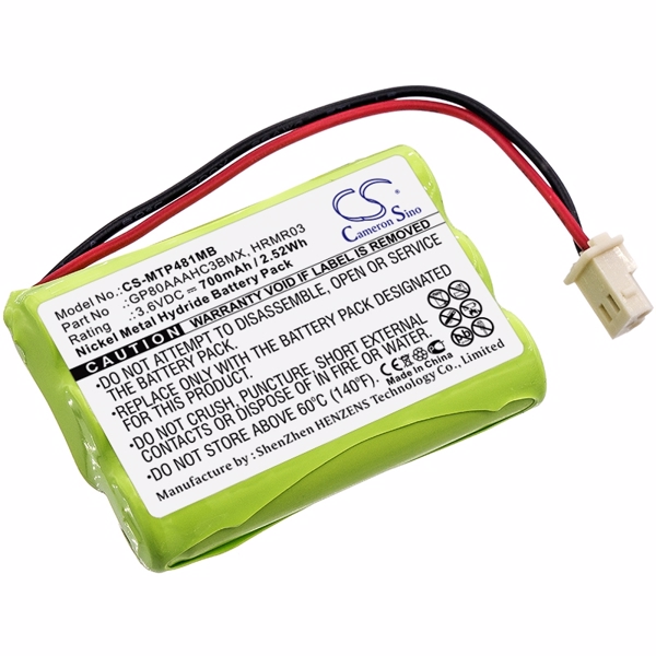 Motorola MBP481batteri 700mAh (kompatibelt)