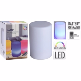 LED-lampa vit med fjärrkontroll (24 färger)