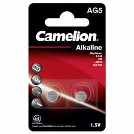 Camelion LR48/AG5/LR754 1,5 V Alkaline Plus-batterier (2 st)