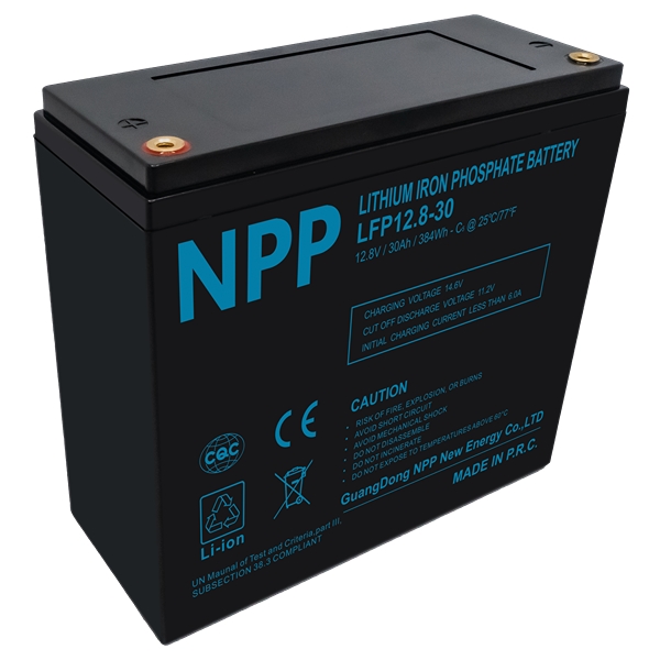 NPP Power Litiumbatteri 12V/30Ah (Bluetooth)