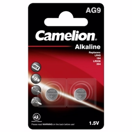 Camelion LR45/AG9/LR936 1,5V Alkaline Plus batterier (2 st)