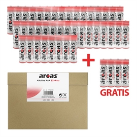 Arcas LR03 / AAA alkaliska batterier (36 st.)