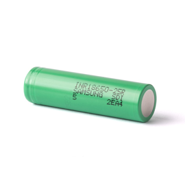 Samsung INR18650-25R 3,6 Volt Li-Ion batteri 2500mAh