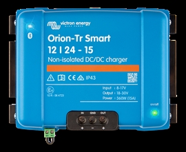 Victron Orion-TR Smart DC/DC-laddare, icke-isolerad 12v-24v 15A (24,2v-utgång)