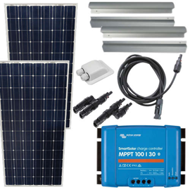 370W-12V Victron monokristallint solcellspaket