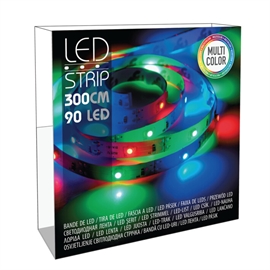 LED Ljuslist 90 LED 3 m, Flerfärgad