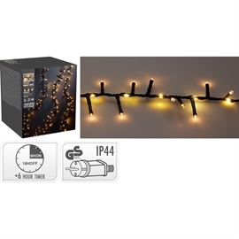 Snake LED-ljusslinga med Vattenfallseffekt 1410 LED 20 m, Varmvit