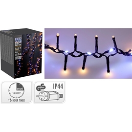 Snake LED-ljusslinga med Vattenfallseffekt 1060 LED 15 m, Varm- och Kallvit