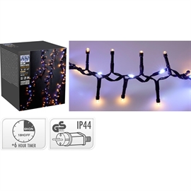 Snake LED Ljusslinga med Vattenfalleffekt 1410 LED 20 m, Varm Vit och Kall Vit