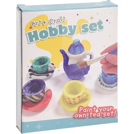 Hobbyset - Måla en Porslinsdocka Testel  