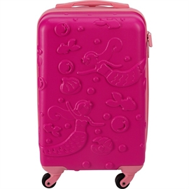 Barnresväska med 3D Sjöjungfru Design 28L Rosa (kabinväska)