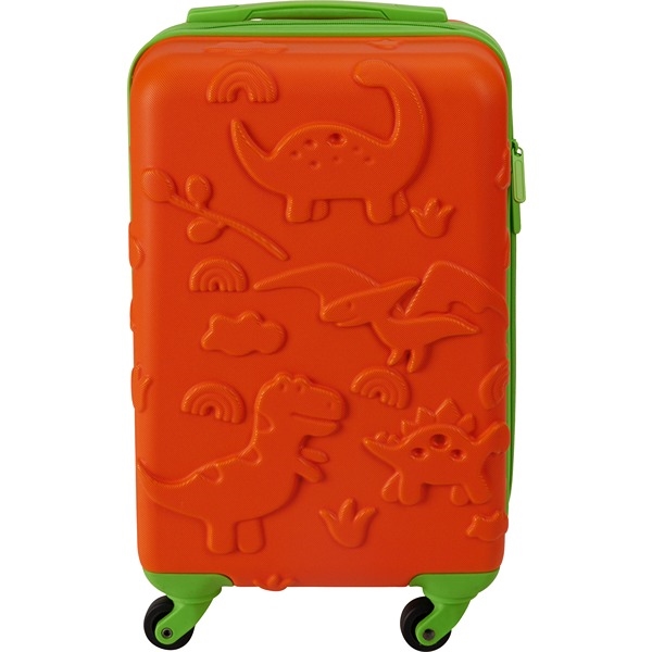 Barnväska med 3D Dinosauriedesign 28L Orange (kabinväska)