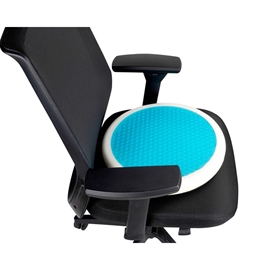 Vivamore Rund Sittdyna med Memory Foam