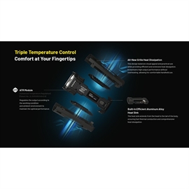 Nitecore EDC37 Uppladdningsbar LED-ficklampa 8000 Lumen