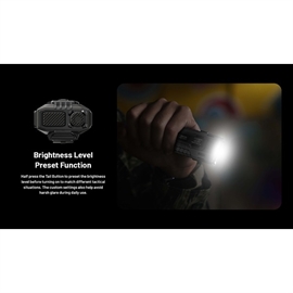 Nitecore EDC37 Uppladdningsbar LED-ficklampa 8000 Lumen