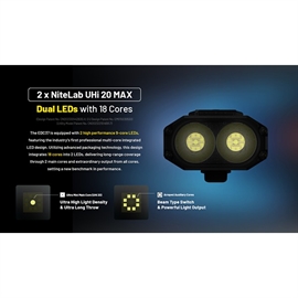 Nitecore EDC37 Uppladdningsbar LED-ficklampa 8000 Lumen