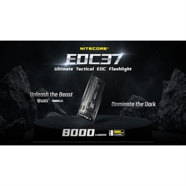 Nitecore EDC37 Uppladdningsbar LED-ficklampa 8000 Lumen