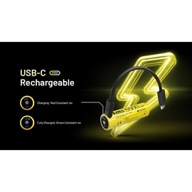 Nitecore 21700 NL2155HPR 5500mAh Li Ion Batteri - USB-C Uppladdningsbart
