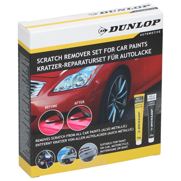 Dunlop Scratch Remover Set 9-delat Reparationssats för Billack & Repor