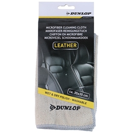 Dunlop Mikrofiberduk 35x35 cm Lädervård för Bil, Grå