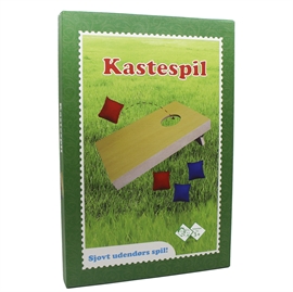 Kastspel i trä med 4 ärtpåsar roligt familjespel 40x27 cm